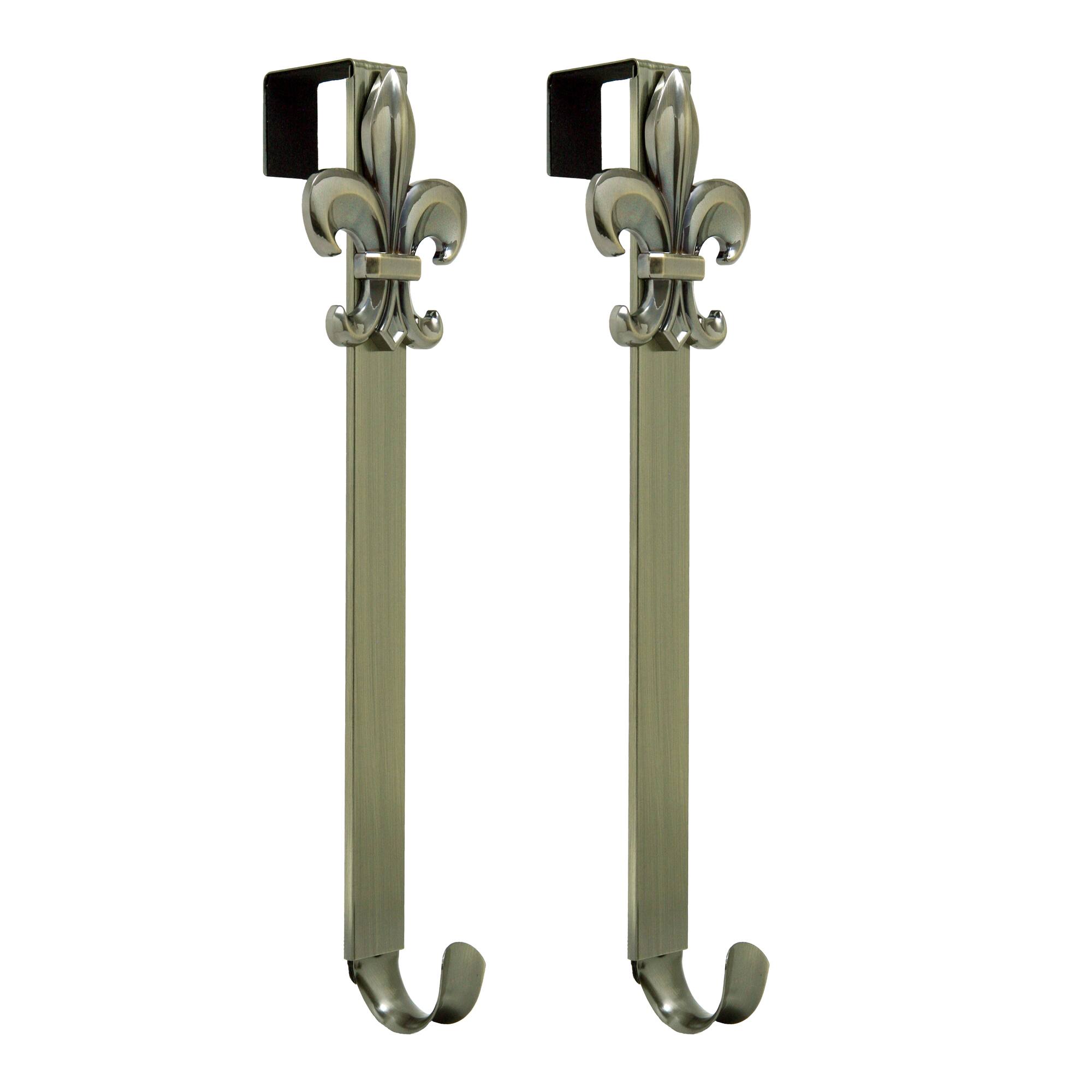Haute Decor Fleur De Lis Adjustable Wreath Hangers